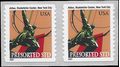 #3770 10c Atlas Statue N.Y. City Coil Pair 2003 Mint NH