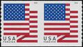 #5260 (50c Forever) US Flag Coil Pair 2018 Mint NH
