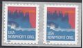 #3785a 5c Sea Coast Nonprofit Coil Pair 2003 Mint NH