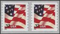 #3633 37c US Flag Coil Pair 2002 Mint NH