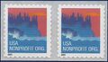 #3874 5c USA Nonprofit Org Sea Coast Coil Pair 2002 Mint NH