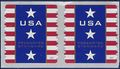 #4157 10c Patriotic Banner Presort Coil Pair 2007 Mint NH