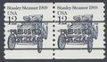#2132a 12c Stanley Steamer 1909 Precancel Coil Pair 1985 Mint NH