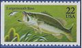 #2207 22c Fish, Largemouth Bass Booklet Single 1986 Mint NH