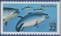 #2208 22c Fish, Bluefin Tuna Booklet Single 1986 Mint NH
