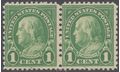 # 632 1c Benjamin Franklin Pair 1927 Mint NH