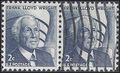 #1280 2c Frank Lloyd Wright 1966 Used Pair