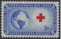 #1016 3c International Red Cross 1952 Mint NH