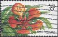 #3311 33c Tropical Flowers Royal Poinciana 1999 Used