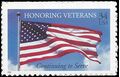 #3508 34c Honoring Veterans 2001 Mint NH