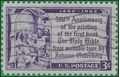 #1014 3c 500th Anniversary Gutenberg Bible 1952 Used