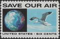 #1413 6c Anti-Pollution Save Our Air 1970 Mint NH
