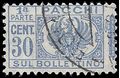 Italy #Q30 1931 Used Left Half
