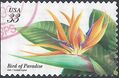 #3310 33c Tropical Flowers Bird of Paradise 1999 Used