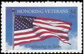 #3508 34c Honoring Veterans 2001 Mint NH