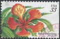 #3311 33c Tropical Flowers Royal Poinciana 1999 Used