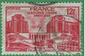 France # 605 1948 Used