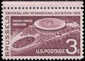 #1104 3c Brussels Exhibition 1958 Mint NH