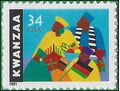 #3548 34c Kwanzaa  2001 Mint NH