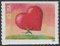 #4270 42c Love Issue Man Carrying Heart Booklet Single 2008 Mint NH
