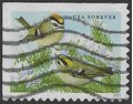 #5126 (47c Forever) Songbirds Golden-Crowned Kinglets 2016 Used