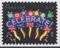 #4502 (44c Forever)  Neon Celebrate! 2011 Mint NH
