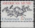 #1252 5c American Music Society 1964 Mint NH