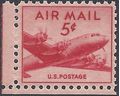 Scott C 33 5c US Airmail DC-4 Skymaster 1947 Mint NH