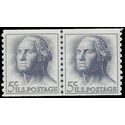 #1229 5c George Washington Joint Line Pair 1962 Mint NH