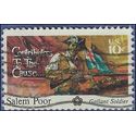 #1560 10c American Bicentennial Salem Poor 1975 Used