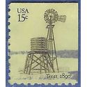 #1742 15c American Windmills Texas 1890 Booklet Single 1980 Used