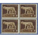 Italy # 213 1929 Mint NH Block of 4