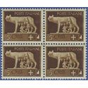 Italy # 213 1929 Mint NH Block of 4