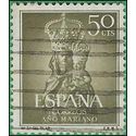 Spain # 808 1954 Used