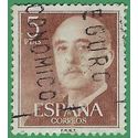 Spain # 832 1954 Used