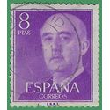 Spain # 834 1956 Used