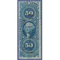 Scott R 60c 50c US Internal Revenue - Original Process 1862-1871 Used Faults