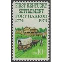 #1542 10c 200th Anniv. Fort Harrod Kentucky 1974 Mint NH