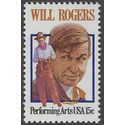 #1801 15c Performing Arts Will Rogers 1979 Mint NH