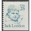 #2182a 25c Great Americans Jack London Booklet Single 1988 Mint NH