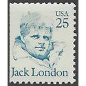 #2182a 25c Great Americans Jack London Booklet Single 1988 Mint NH