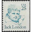 #2182a 25c Great Americans Jack London Booklet Single 1988 Mint NH