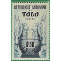 Togo # 334 1957 Mint NH
