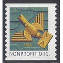 #4495 5c Nonprofit org. Art Deco Bird Coil Single 2011 Used