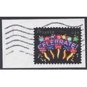 #4502 (44c Forever)  Neon Celebrate! 2011 Used