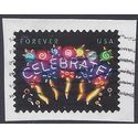 #4502 (44c Forever)  Neon Celebrate! 2011 Used