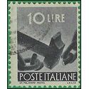 Italy # 473  1945 Used