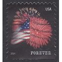 #4855 (49c Forever) Star Spangled Banner Booklet Single 2014 Used