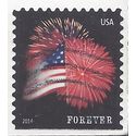 #4855 (49c Forever) Star Spangled Banner Booklet Single 2014 Used