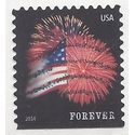 #4855 (49c Forever) Star Spangled Banner Booklet Single 2014 Used